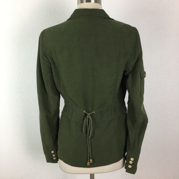 Daughters of the Liberation Olive Utility Military Jacket 4 - Picture 5 of 7